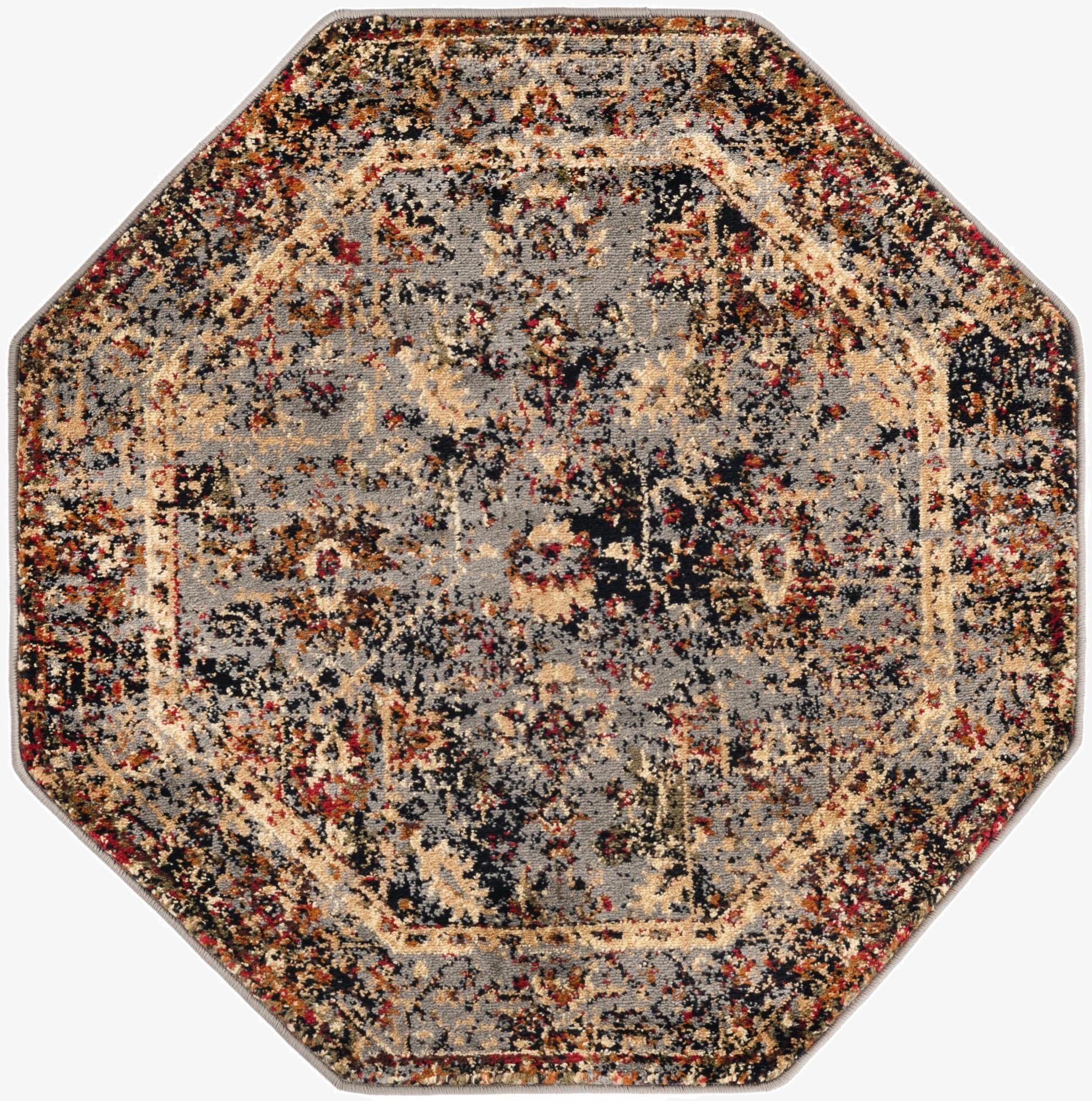  3' x 3' Saturn Octagon Rug