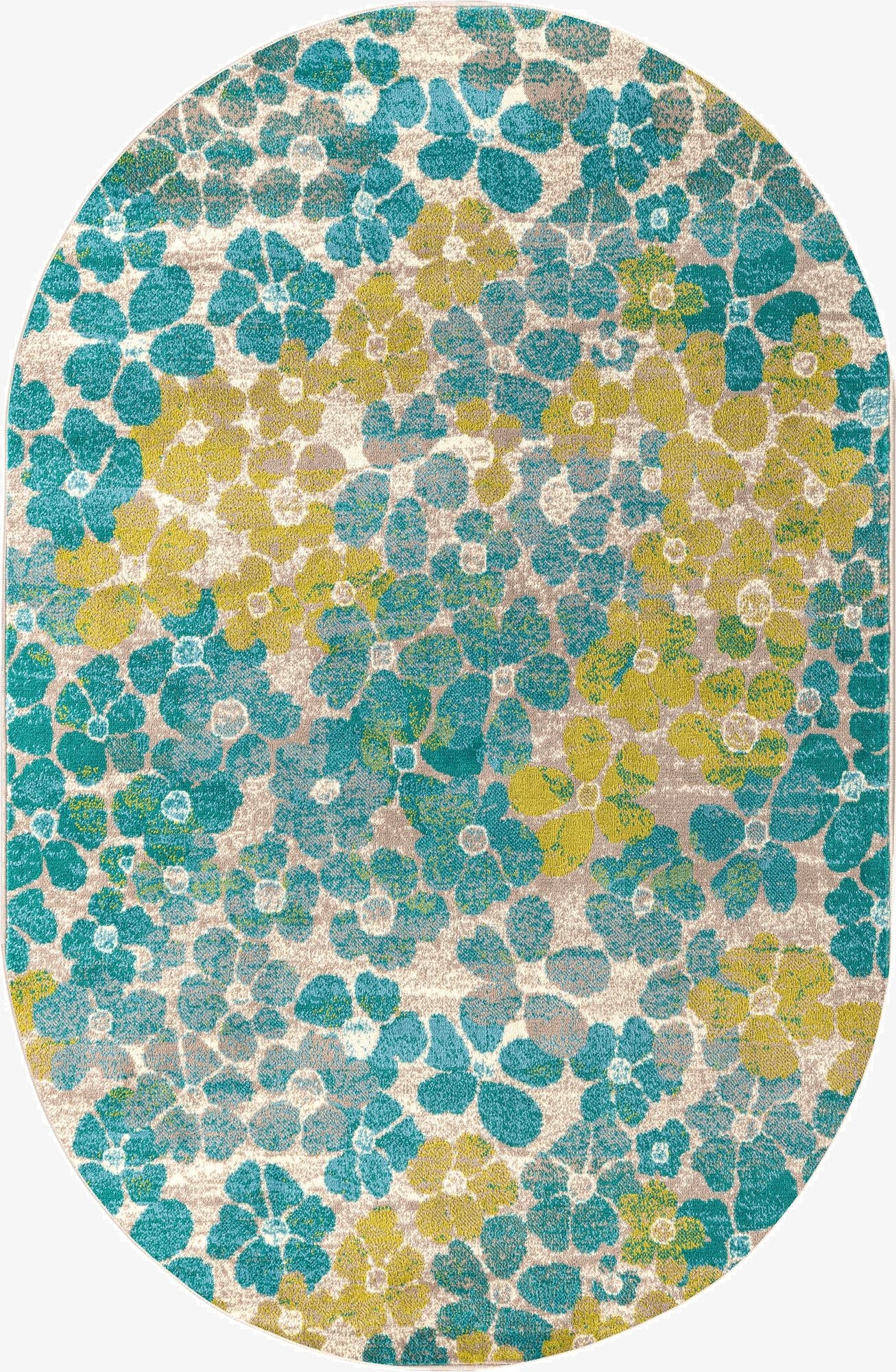  5' 3 x 8' Azalea Oval Rug