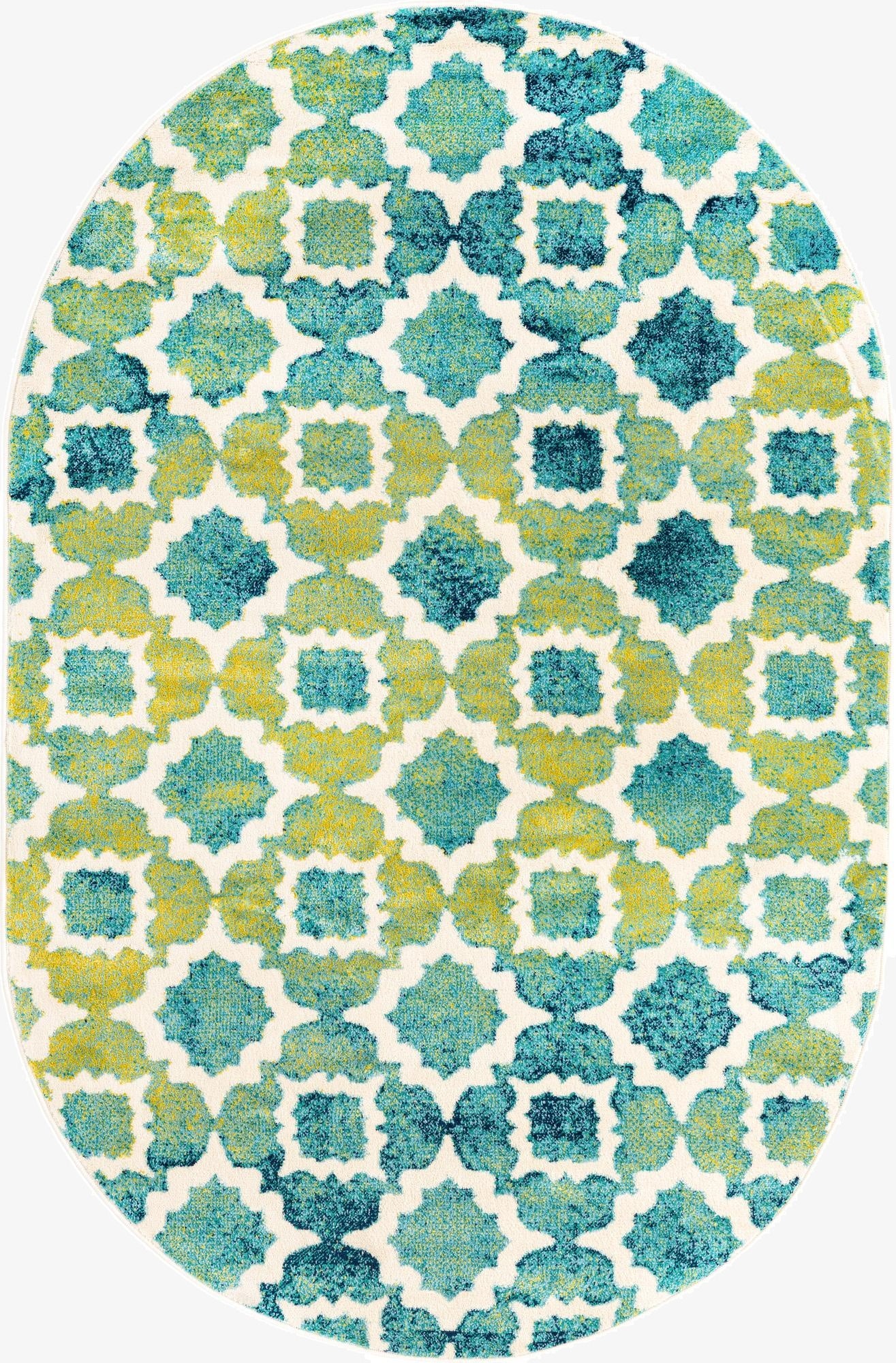  5' 3 x 8' Azalea Oval Rug