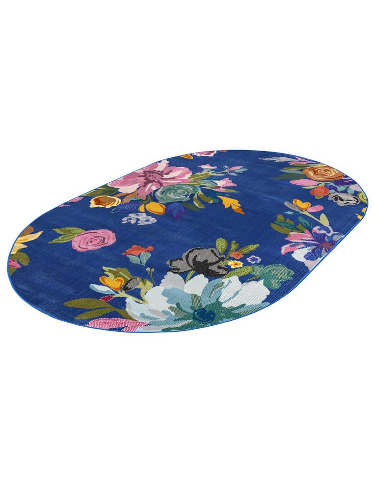 Detail image of  4' x 6' Blossom Oval Rug