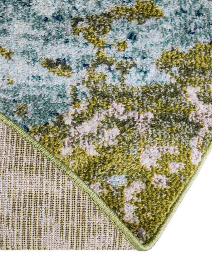 Detail image of  8' x 10'  Washable Hyacinth Oval Rug