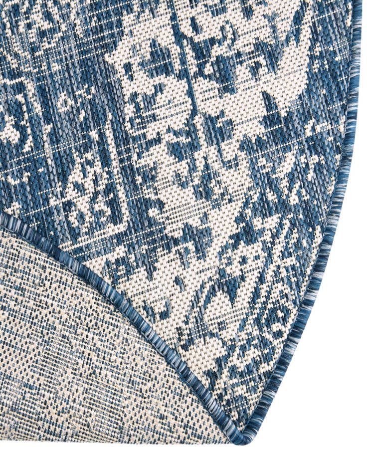 Detail image of  7' 10 x 10'  Washable Jill Zarin Dubai Indoor / Outdoor Oval Rug