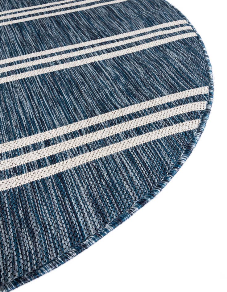 Detail image of  7' 10 x 10'  Washable Jill Zarin Anguilla Indoor / Outdoor Oval Rug