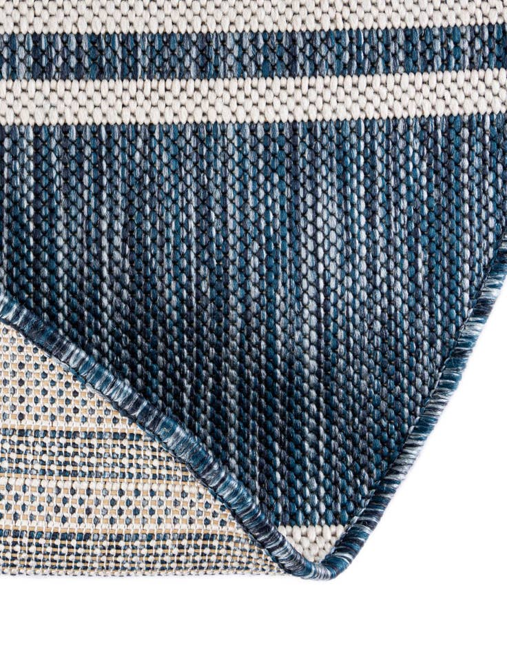 Detail image of  7' 10 x 10'  Washable Jill Zarin Anguilla Indoor / Outdoor Oval Rug