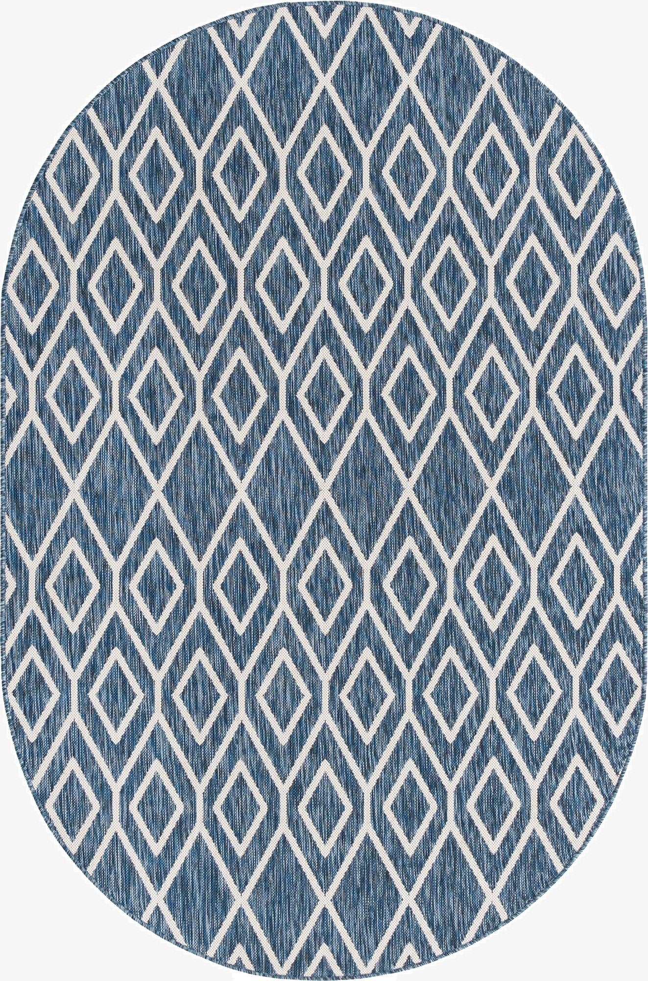 Primary image  5' 3 x 8'  Washable Jill Zarin Turks and Caicos Indoor / Outdoor Oval Rug
