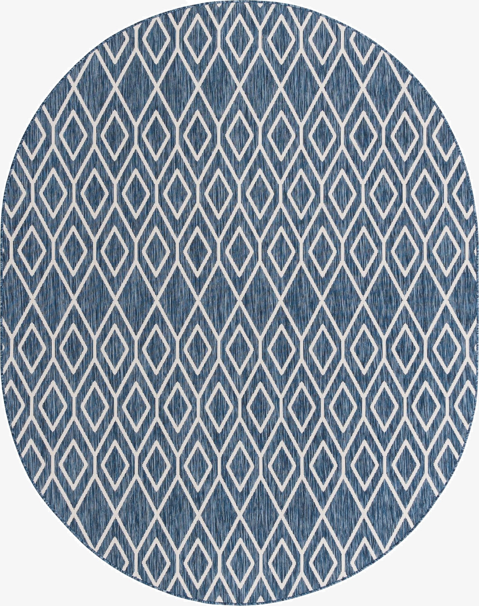  7' 10 x 10'  Washable Jill Zarin Turks and Caicos Indoor / Outdoor Oval Rug