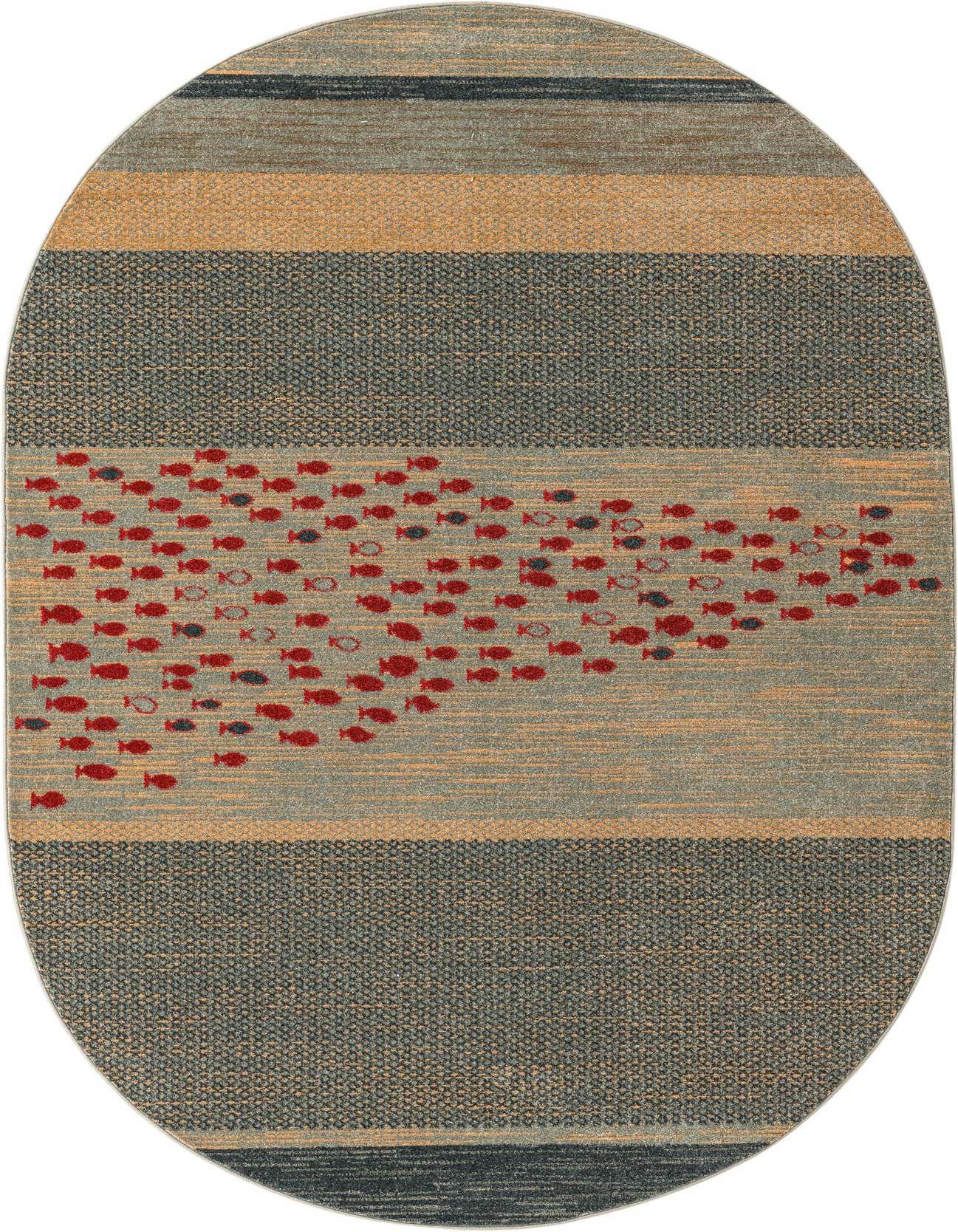 Primary image  5' x 8' Kashkuli Gabbeh Oval Rug