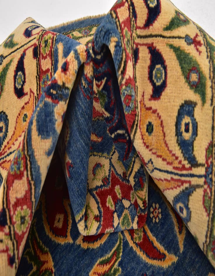 Detail image of  6' 6 x 6' 8  Hand Knotted Kazak Oval Rug