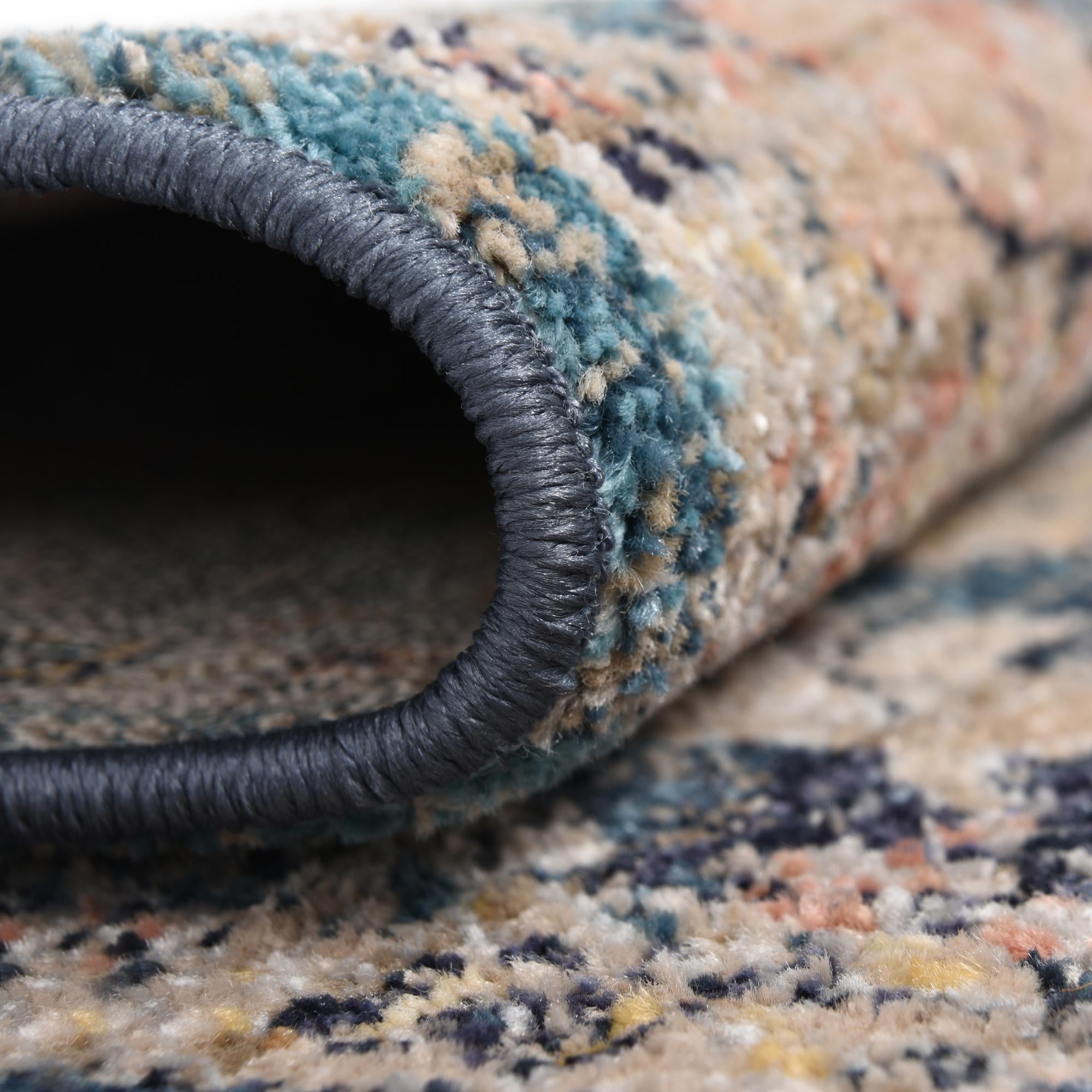 Blue 4' x 6' Lola Oval Rug