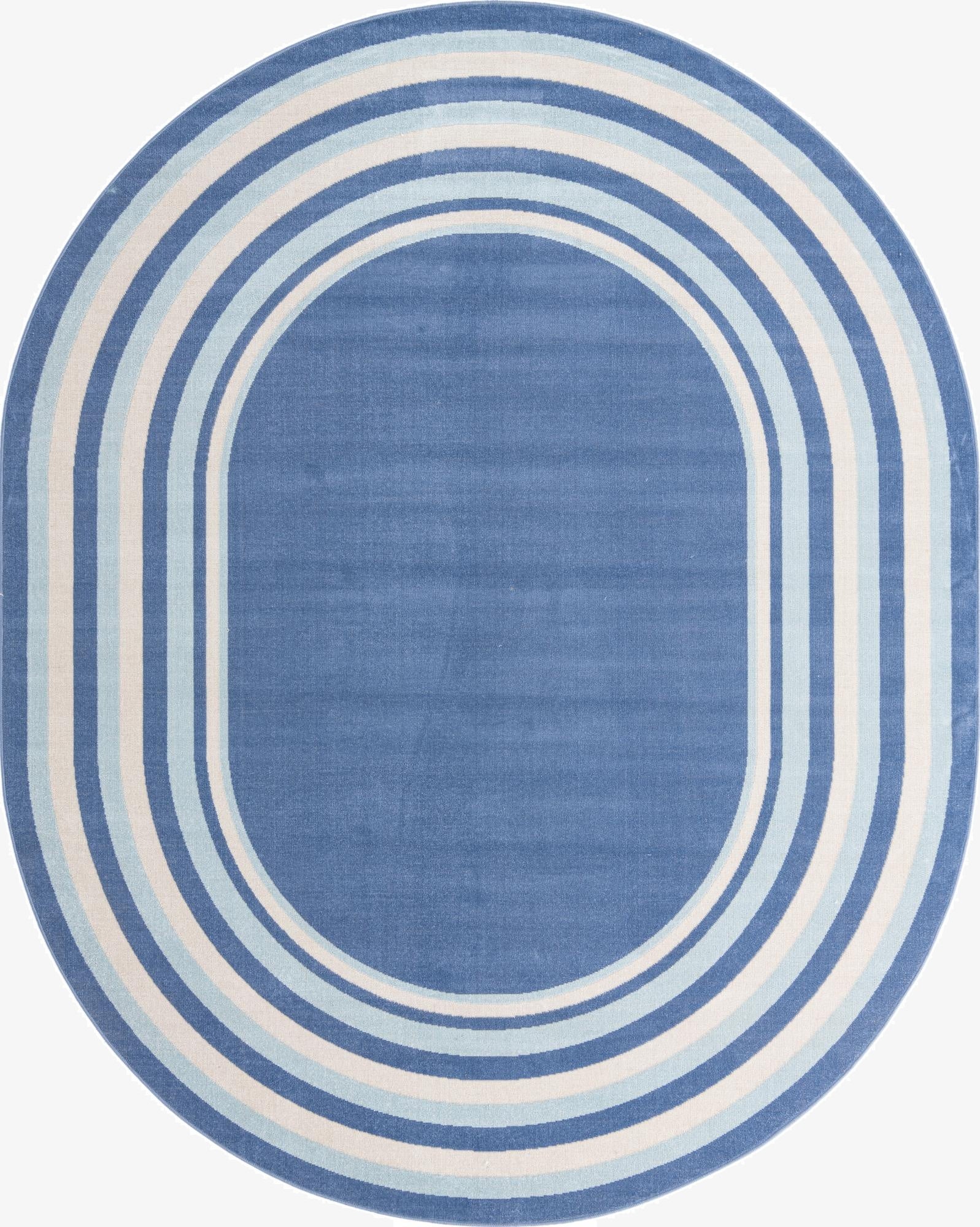  8' x 10' Lotus Oval Rug
