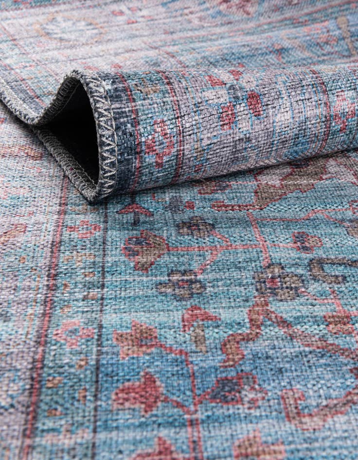 Detail image of  4' x 6'  Washable Maahru Oval Rug