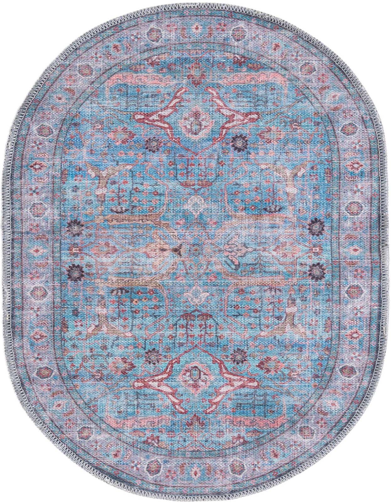 Primary image  2' x 3'  Washable Maahru Oval Rug