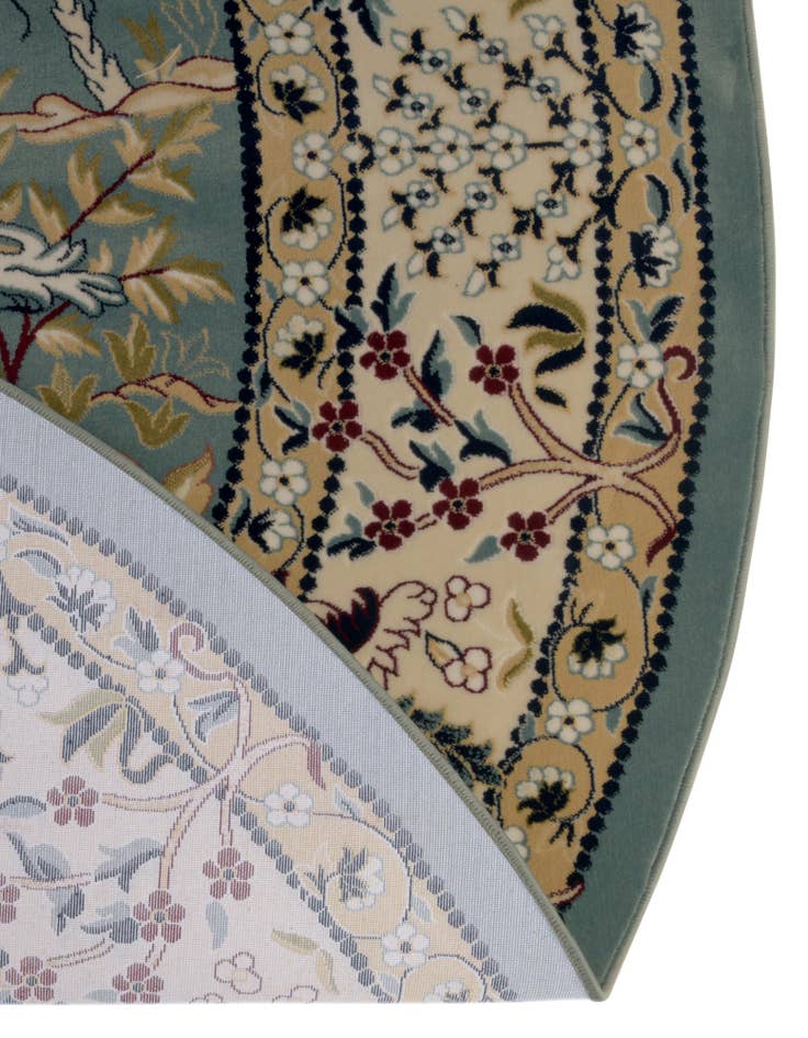 Detail image of  2' x 3' Nain Design Oval Rug