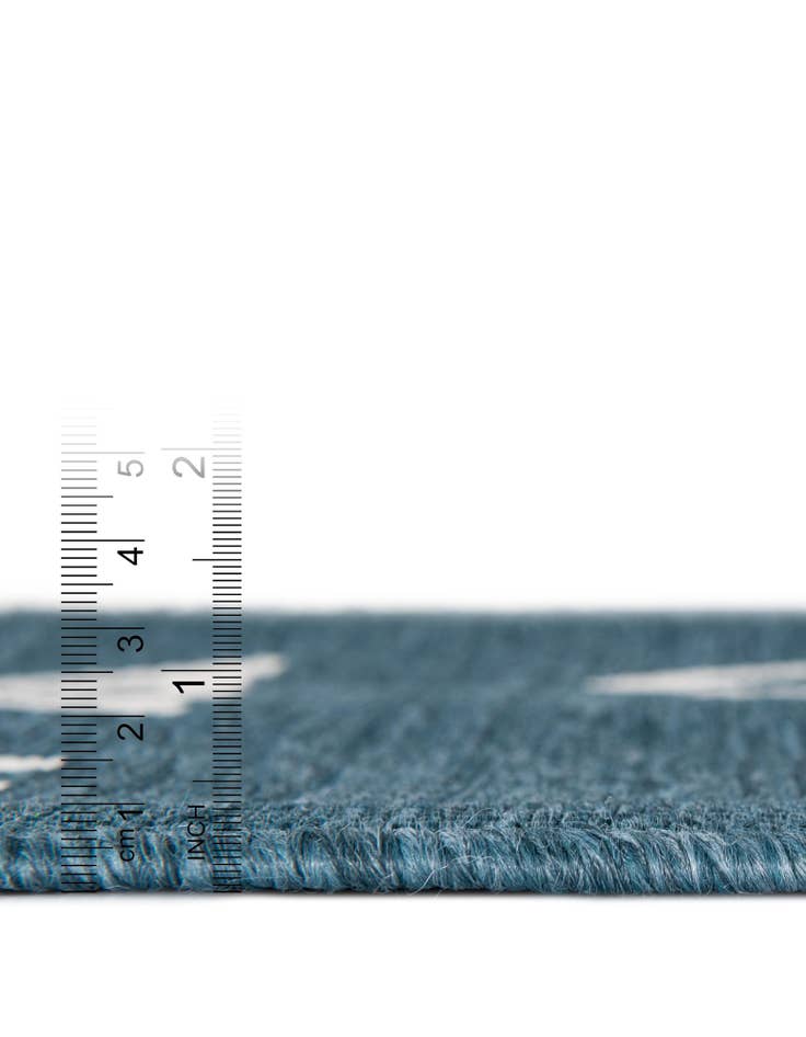 Detail image of  2' x 3'  Washable Coastal Indoor / Outdoor Oval Rug