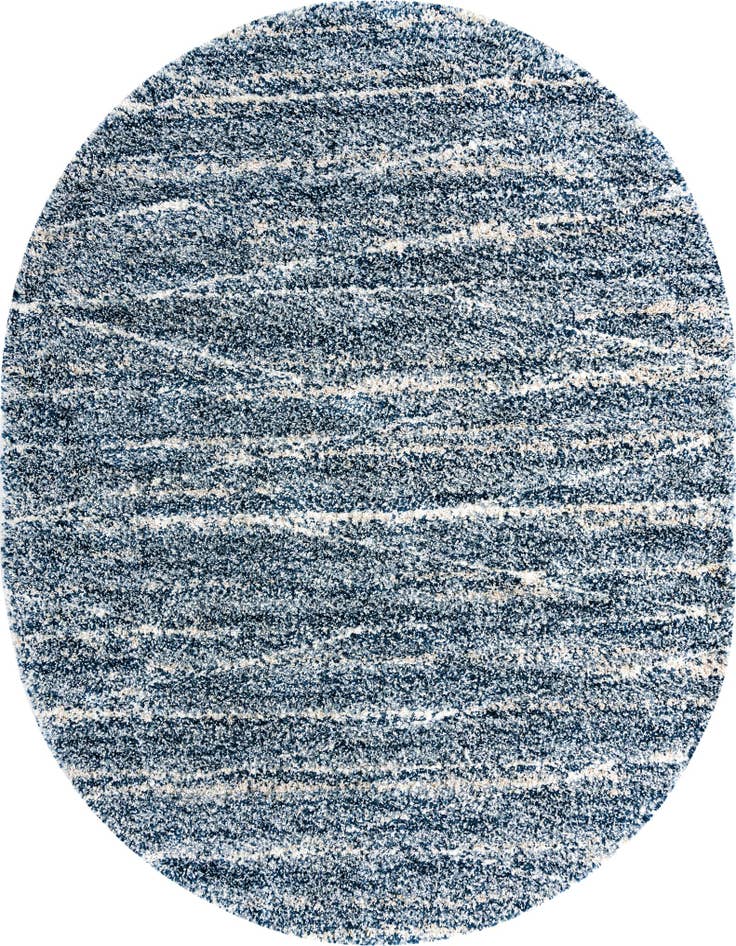 Detail image of  7' 10 x 10' Serenity Shag Oval Rug