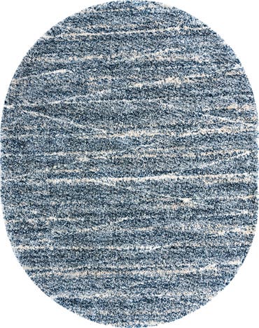  7' 10 x 10' Serenity Shag Oval Rug