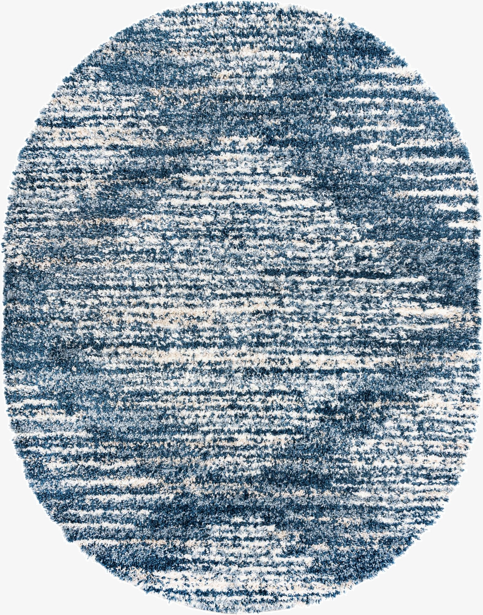  7' 10 x 10' Serenity Shag Oval Rug
