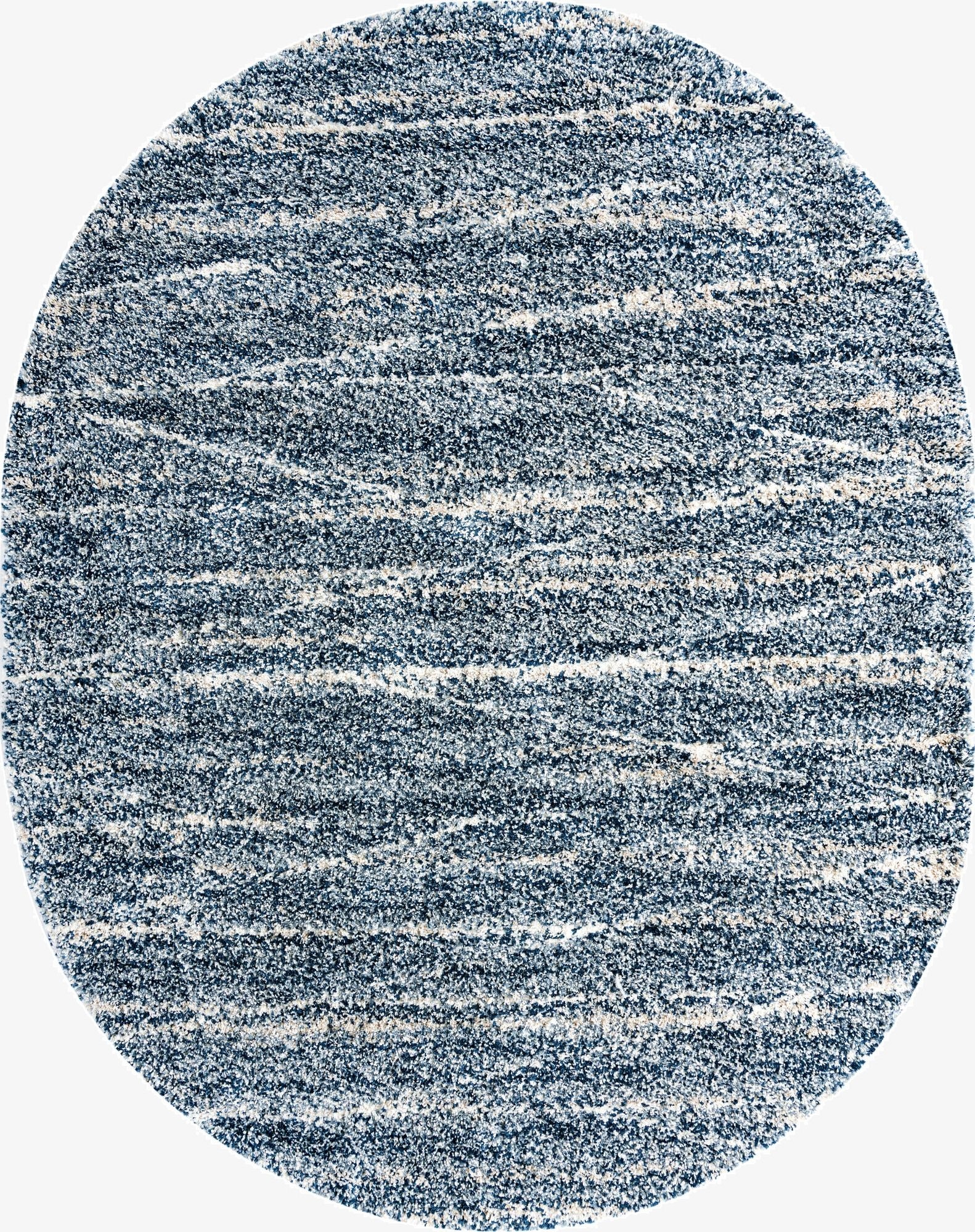  7' 10 x 10' Serenity Shag Oval Rug