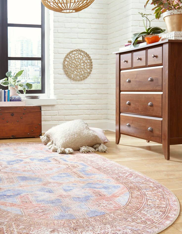 Detail image of  7' 6 x 10' 6 Timeless Oval Rug