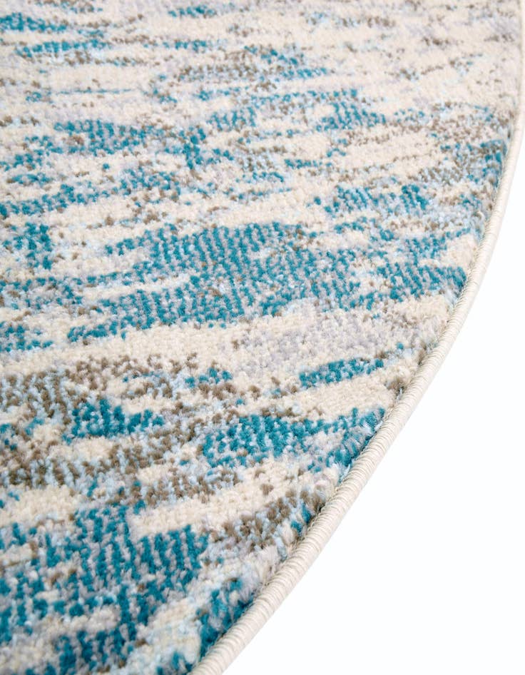 Detail image of  7' 10 x 10'  Washable Vivid Oval Rug