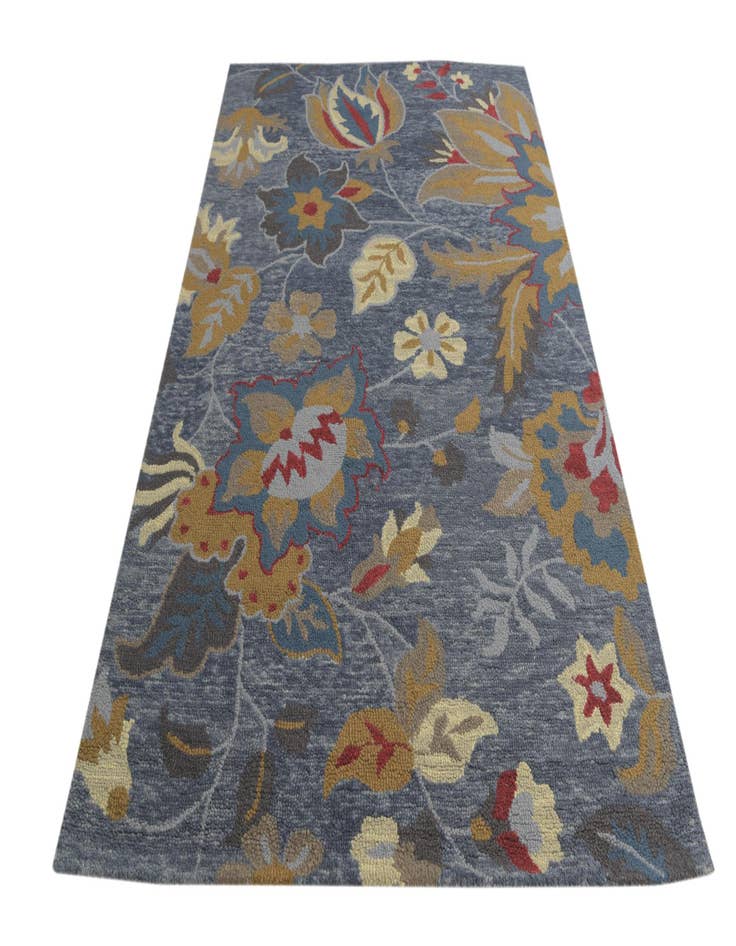 Detail image of  5' 1 x 7' 10 Agra Wool Rug