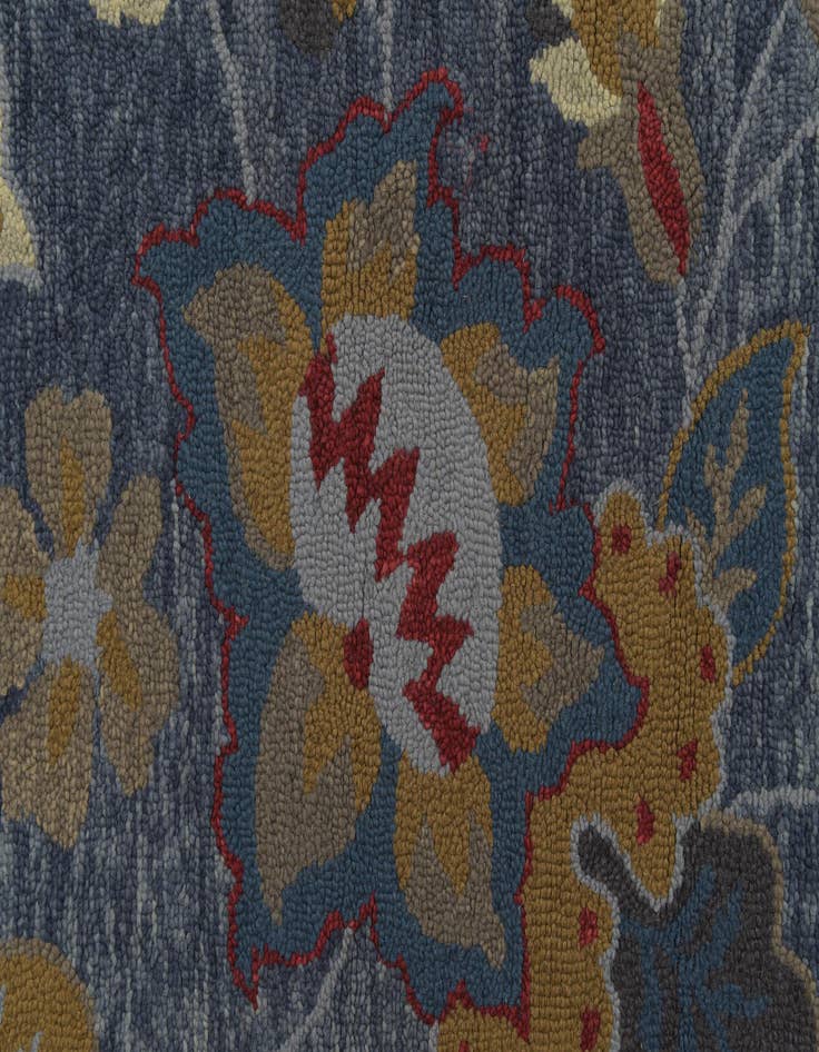 Detail image of  5' 1 x 7' 10 Agra Wool Rug