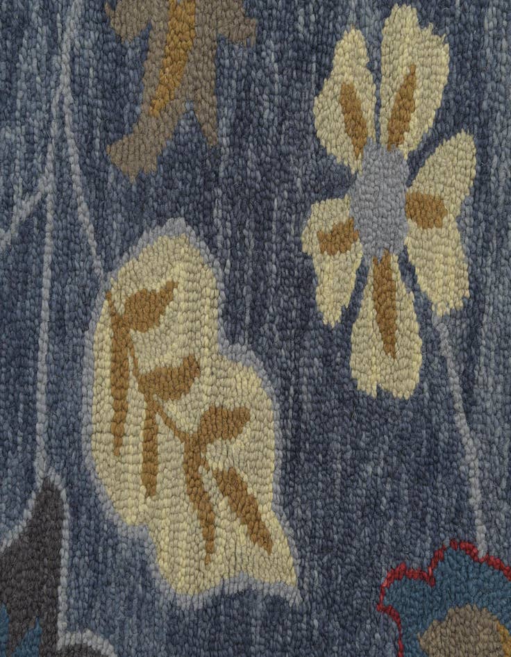 Detail image of  5' 1 x 7' 10 Agra Wool Rug