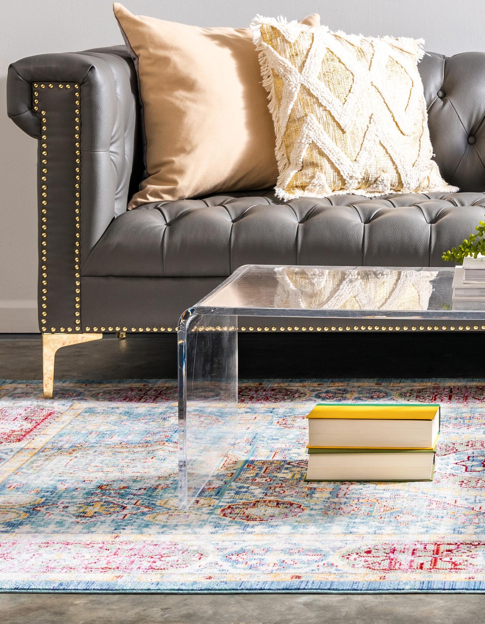 Blue 7' x 10' Alexis Rug | Rugs.com