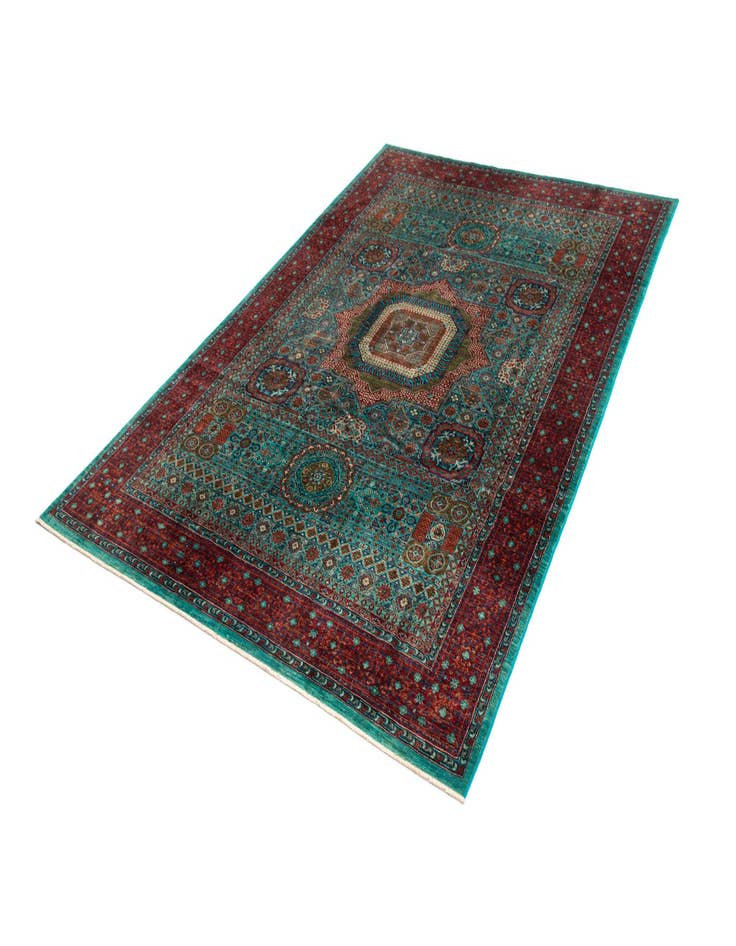 Detail image of  6' 8 x 9' 8 Amina Wool Rug