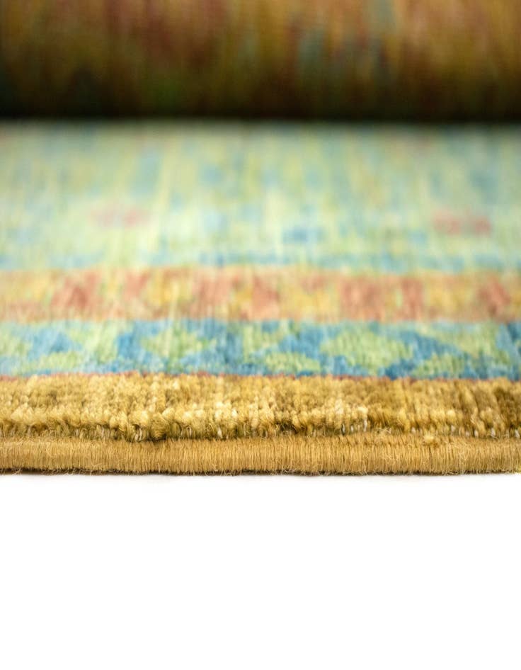 Detail image of  4' 11 x 6' 6 Amina Wool Rug