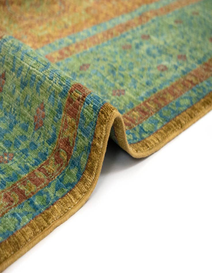 Detail image of  4' 11 x 6' 6 Amina Wool Rug