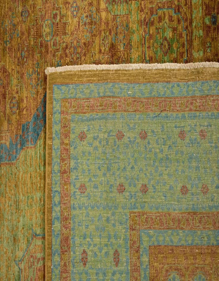 Detail image of  4' 11 x 6' 6 Amina Wool Rug