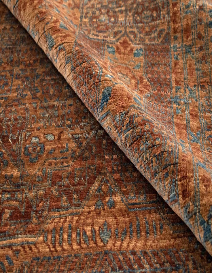 Detail image of  5' 11 x 9' 3 Amina Wool Rug
