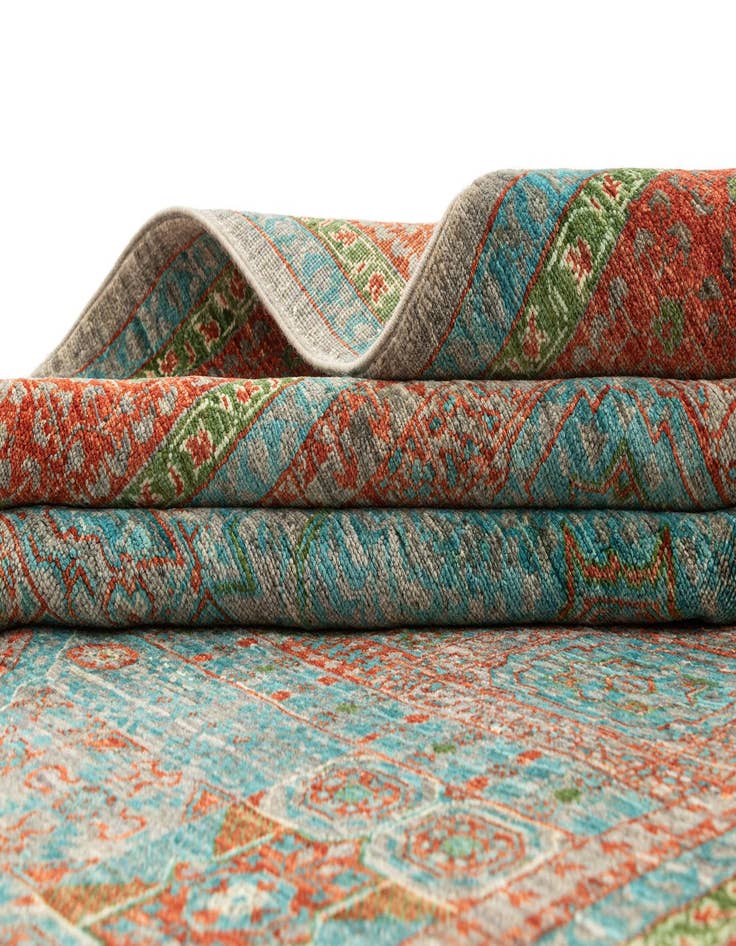 Detail image of  5' 10 x 7' 10  Hand Knotted Amina Rug