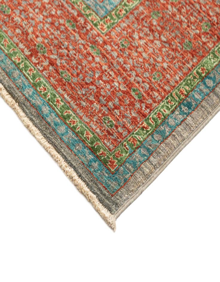 Detail image of  5' 10 x 7' 10  Hand Knotted Amina Rug