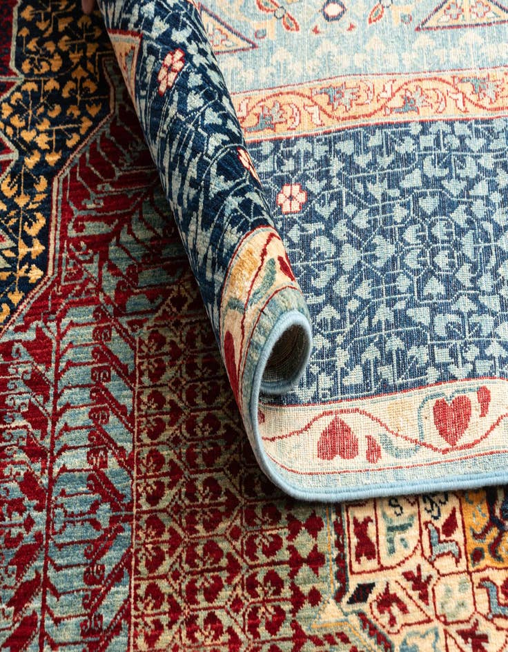 Detail image of  9' 8 x 13' 11  Hand Knotted Amina Rug
