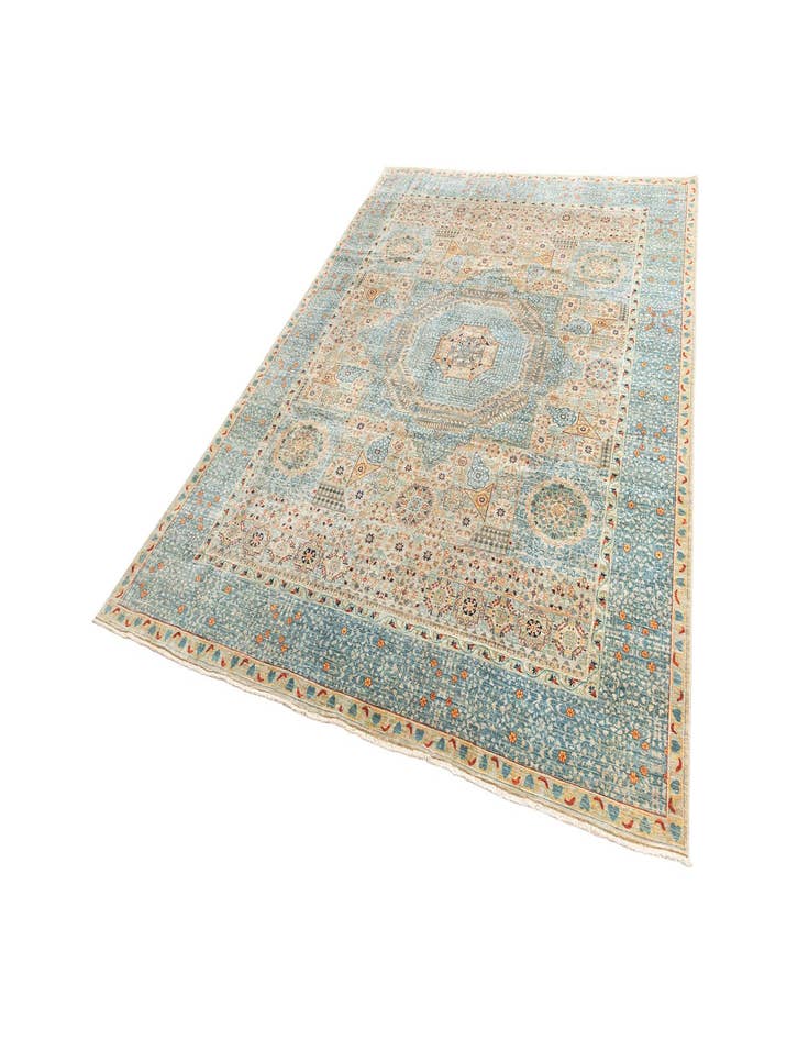 Detail image of  9' x 11' 8  Hand Knotted Amina Rug