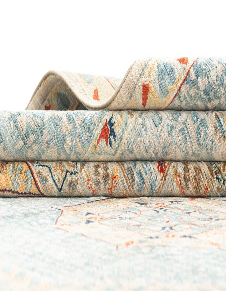 Detail image of  9' x 11' 8  Hand Knotted Amina Rug