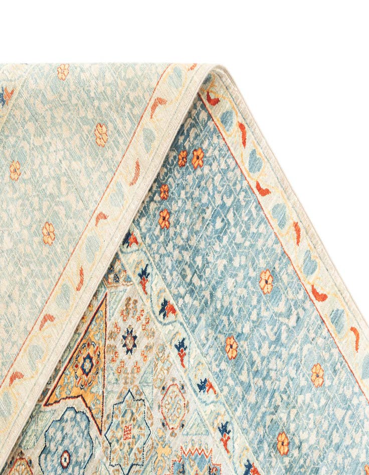 Detail image of  9' x 11' 8  Hand Knotted Amina Rug