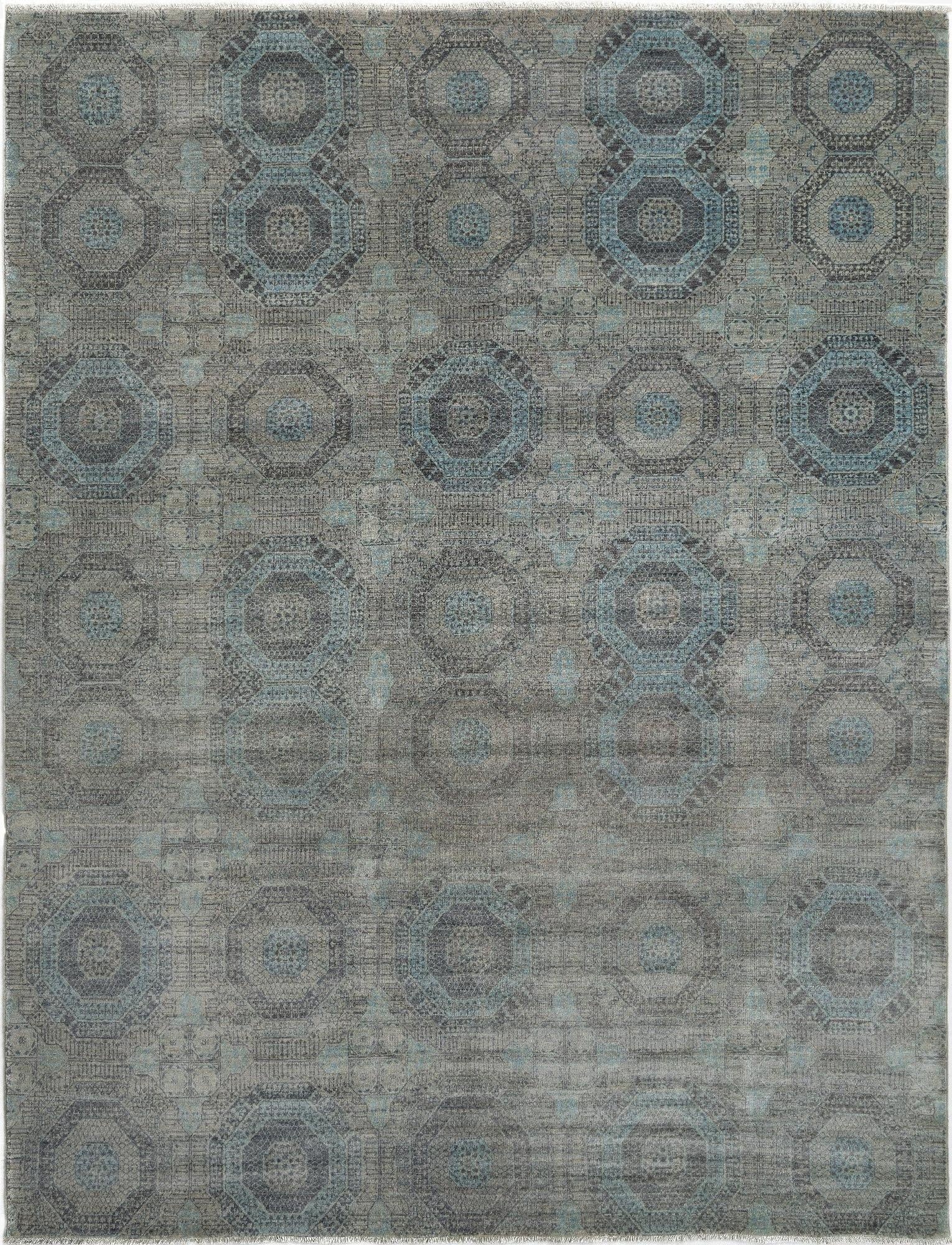  8' 11 x 11' 6  Hand Knotted Amina Rug