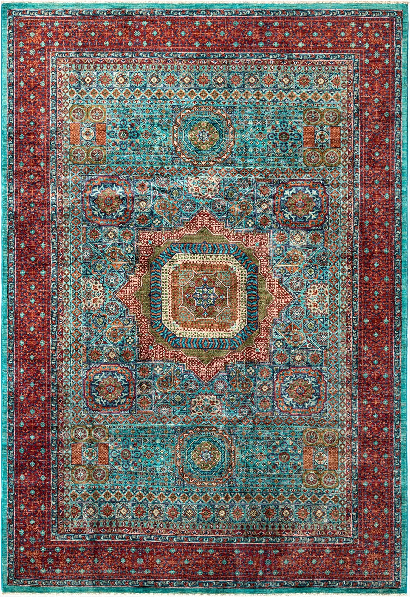  6' 8 x 9' 8 Amina Wool Rug