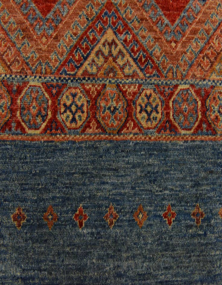 Detail image of  5' 9 x 7' 7  Hand Knotted Ariana Ziegler Rug