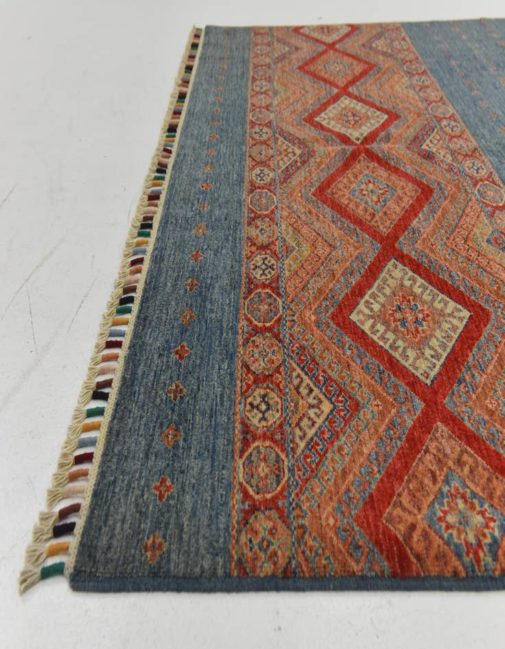 Detail image of  5' 9 x 7' 7  Hand Knotted Ariana Ziegler Rug