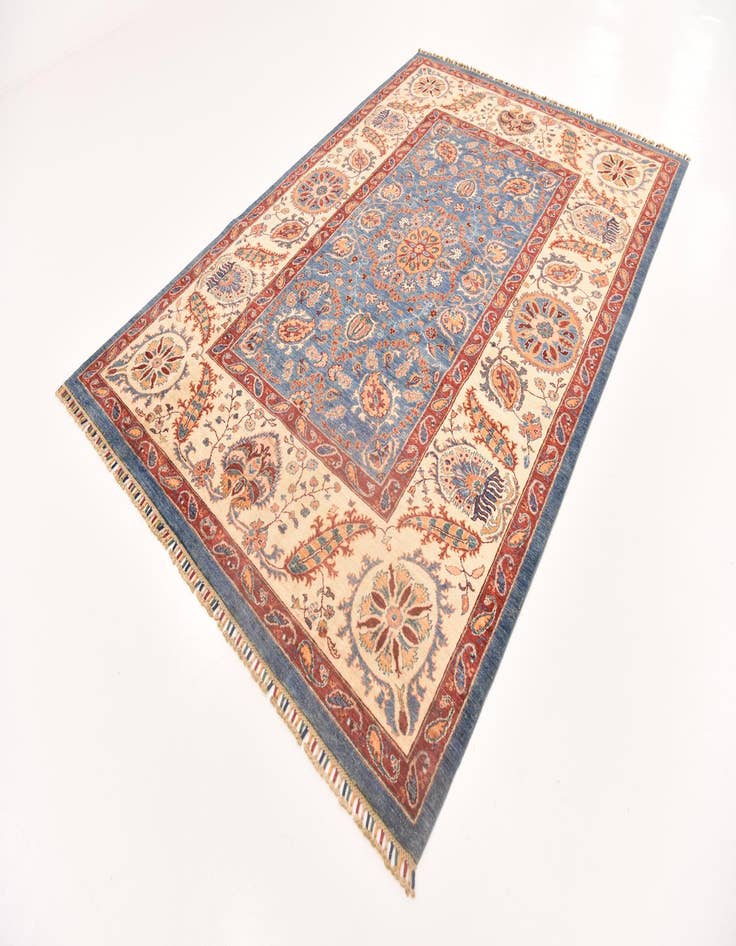 Detail image of  6' 9 x 9' 11  Hand Knotted Ariana Ziegler Rug