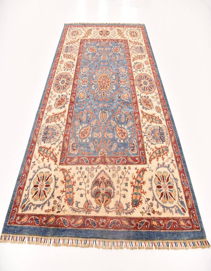 Detail image of  6' 9 x 9' 11  Hand Knotted Ariana Ziegler Rug