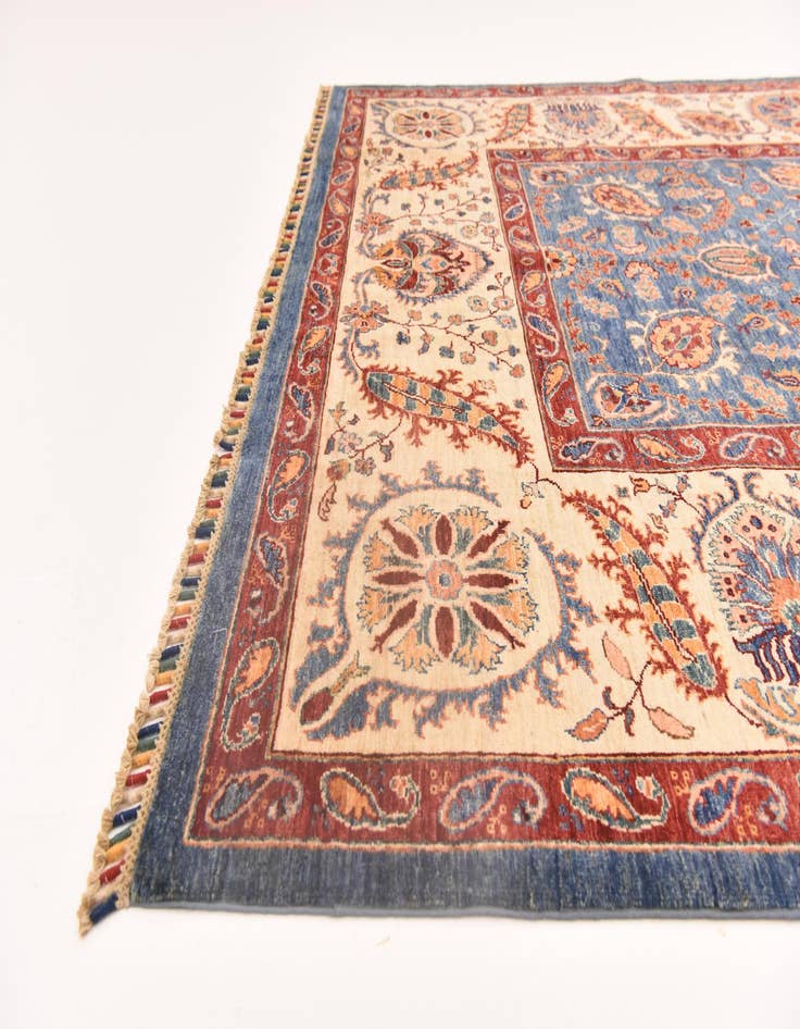 Detail image of  6' 9 x 9' 11  Hand Knotted Ariana Ziegler Rug