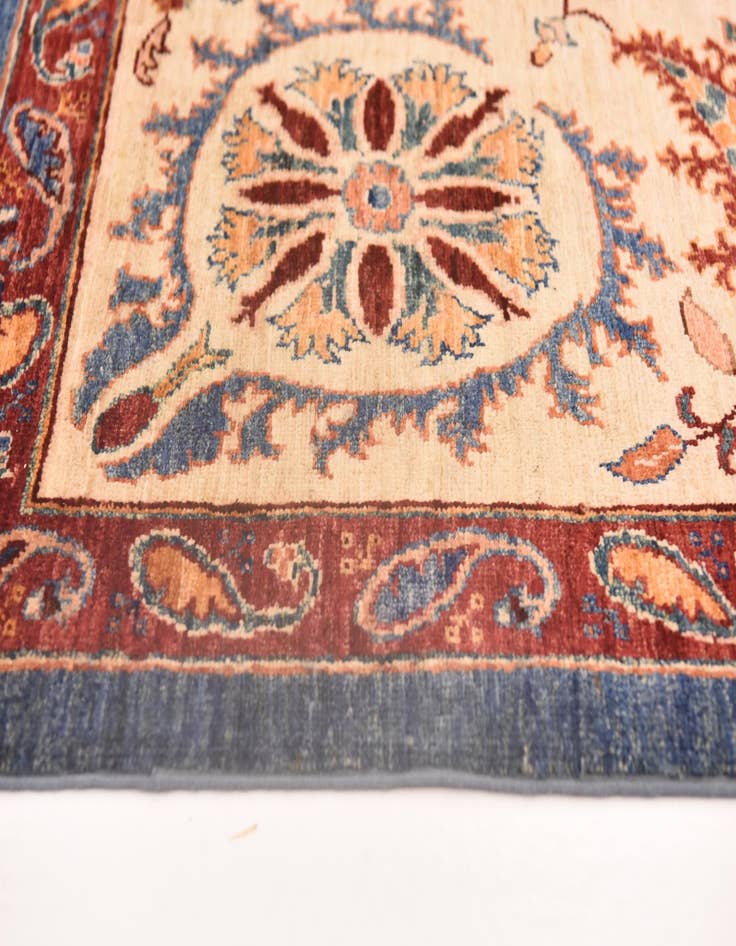 Detail image of  6' 9 x 9' 11  Hand Knotted Ariana Ziegler Rug