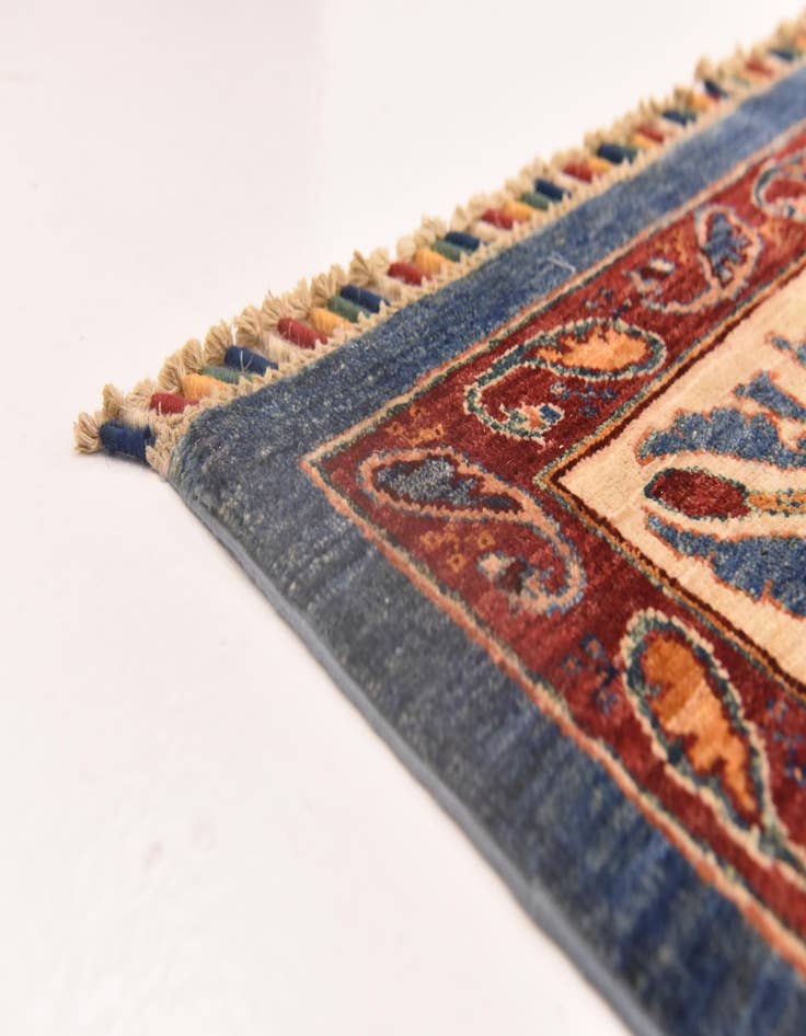 Detail image of  6' 9 x 9' 11  Hand Knotted Ariana Ziegler Rug