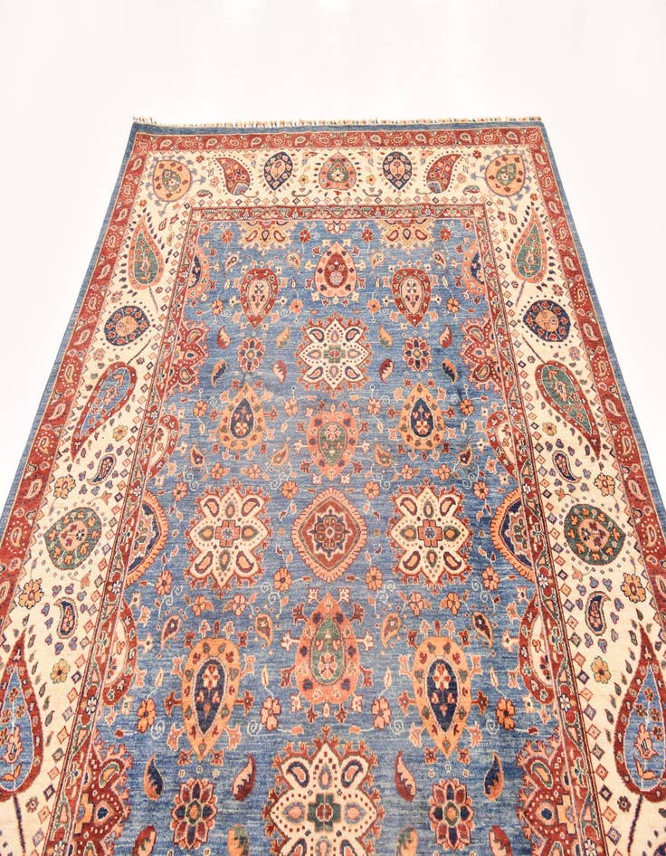 Detail image of  7' x 10' 1  Hand Knotted Ariana Ziegler Rug