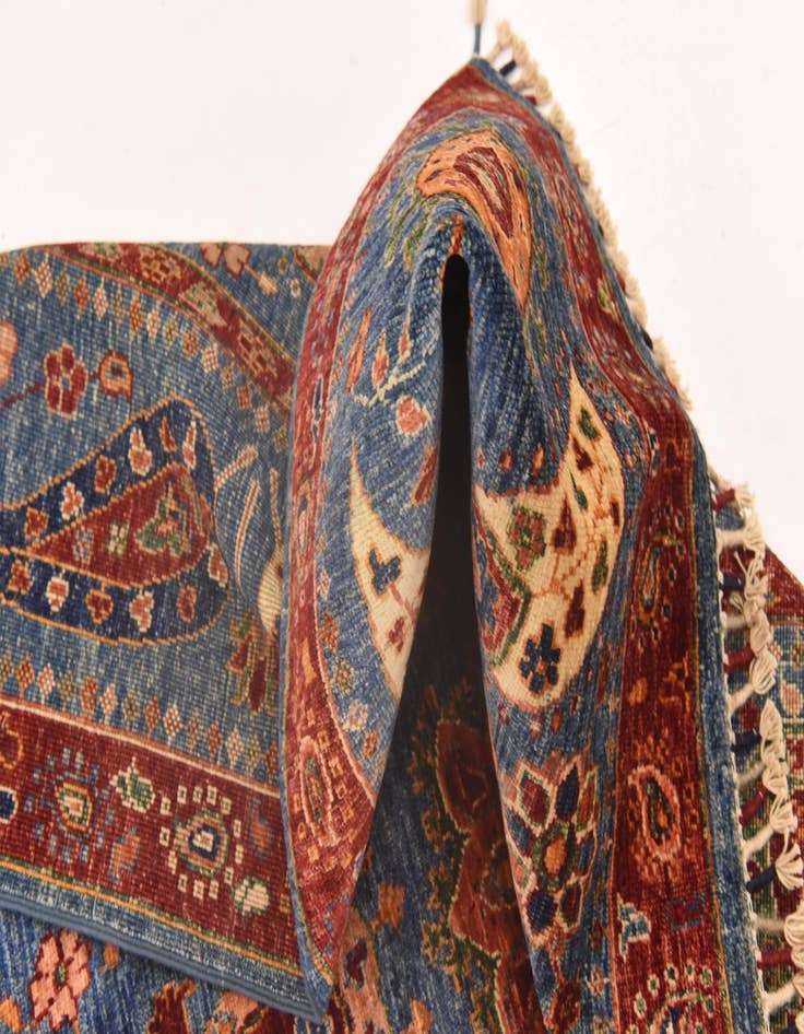 Detail image of  5' 8 x 8' 1  Hand Knotted Ariana Ziegler Rug